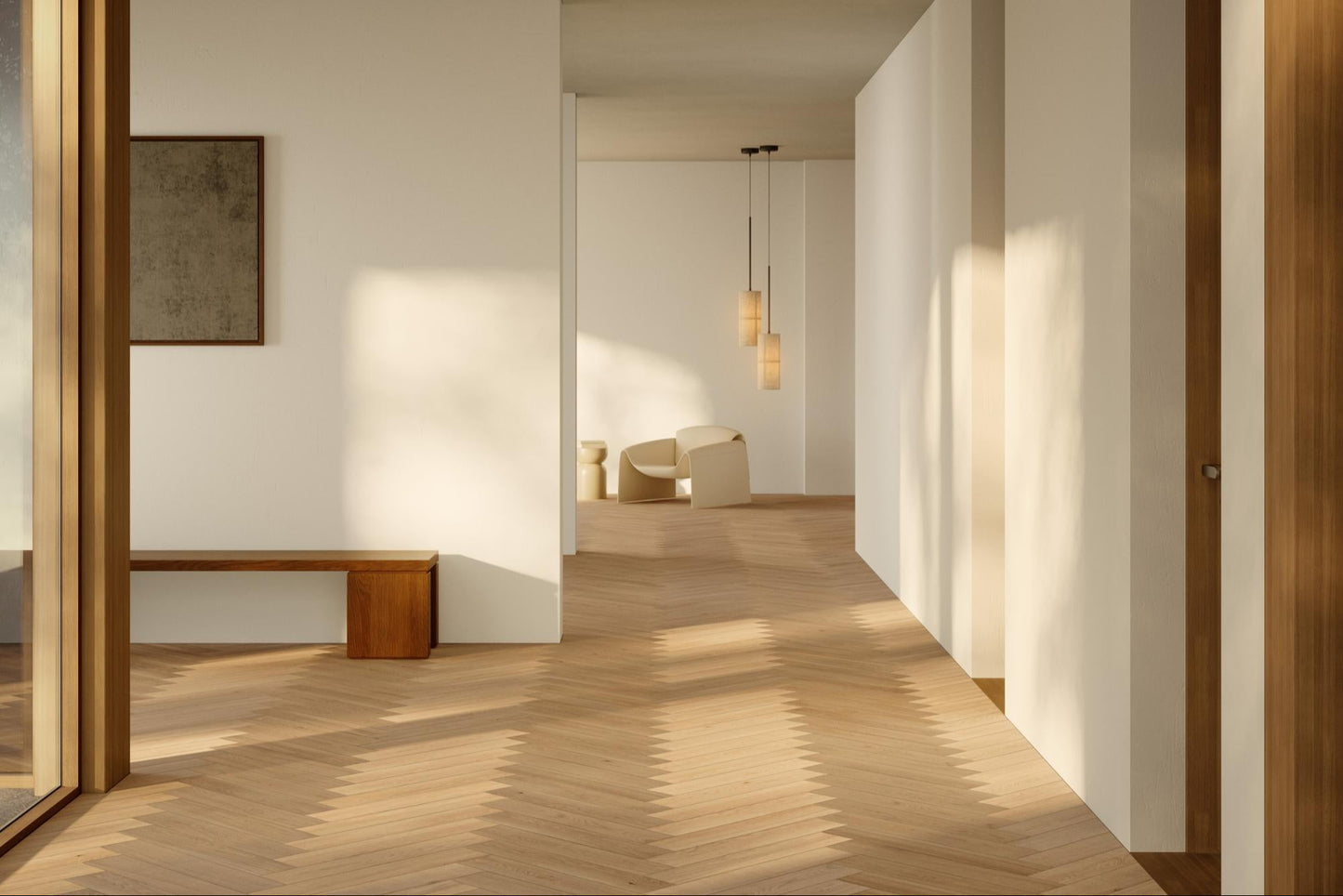 Bauwerk Vectorpark Crema 35 geschliffen – zeitlose Eleganz im Fischgrät-Format