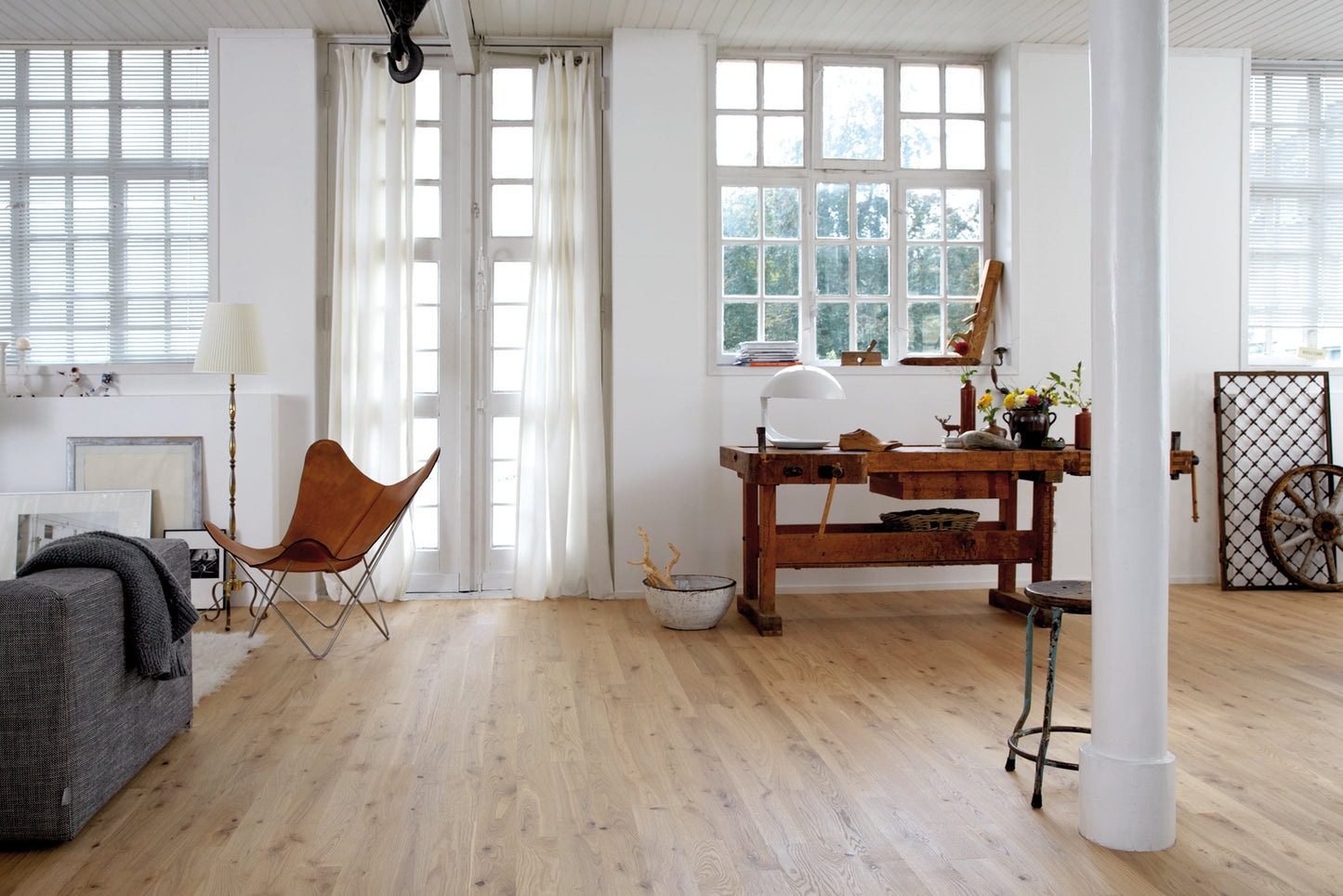 Bauwerk Trendpark 1450 Natur 14* geschliffen – Eiche-Landhausdiele im modernen Look