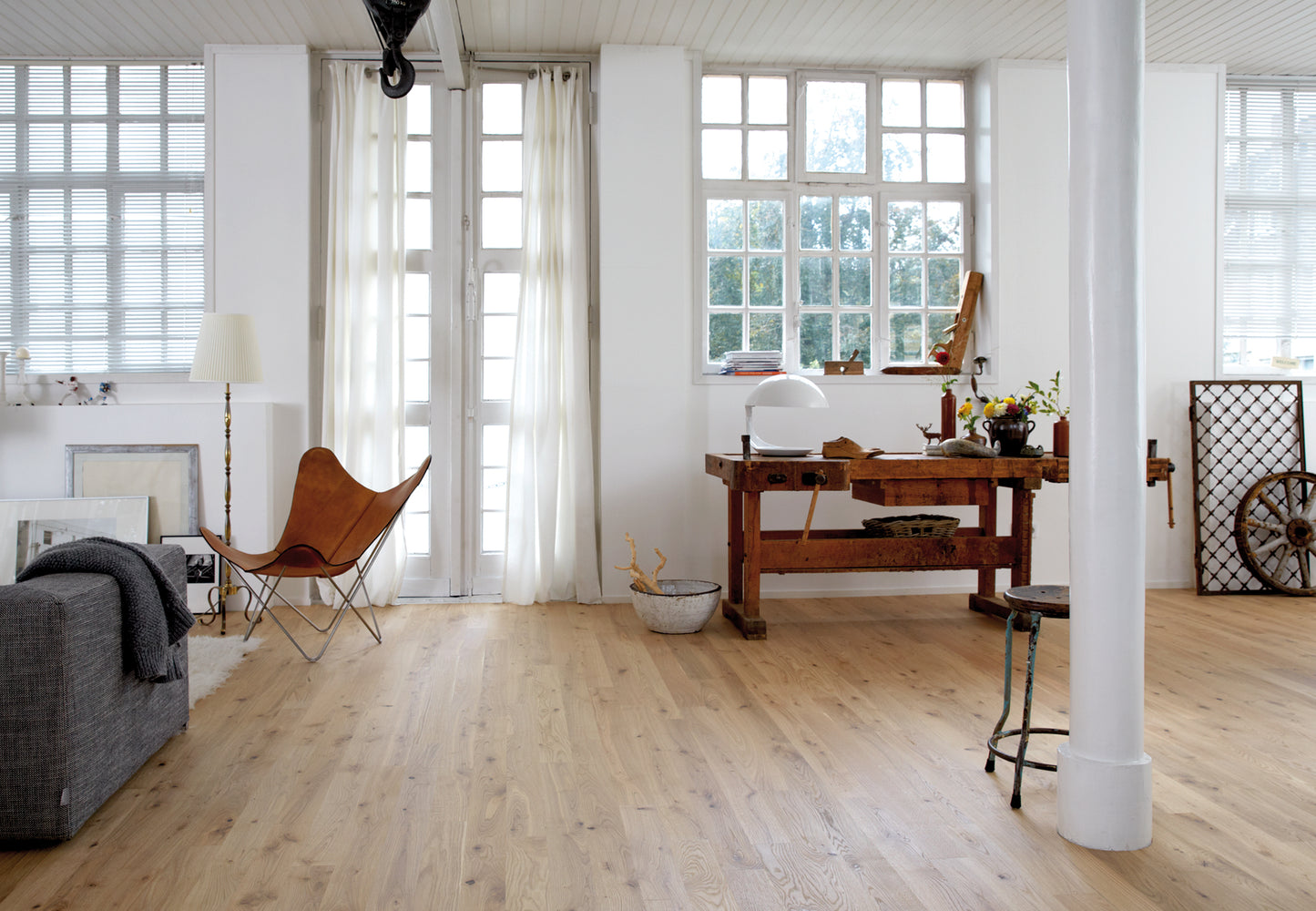 Bauwerk Trendpark 1450 Natur 14* gebürstet – Eiche-Landhausdiele im modernen Look