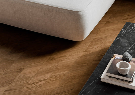 Bauwerk Spinpark – innovatives 2‑Schicht-Parkett im A/B‑Plank‑Format