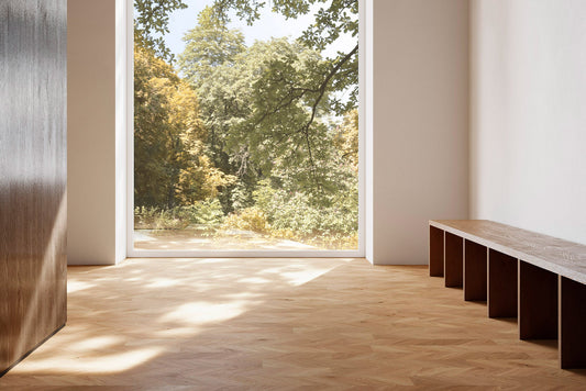 Bauwerk Spinpark – innovatives 2‑Schicht-Parkett im A/B‑Plank‑Format